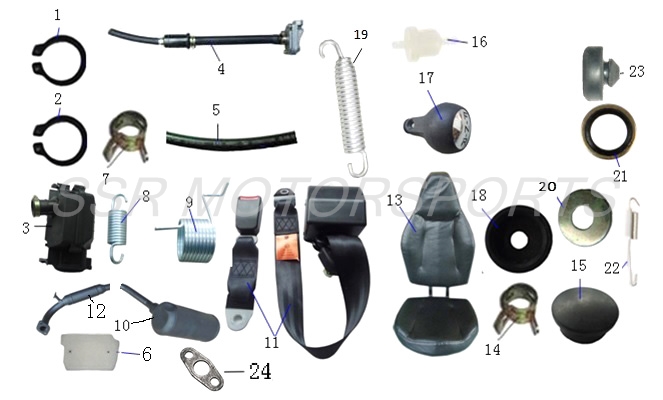 SSR SRU170RS) Complete Parts Schematics (2016-2017)