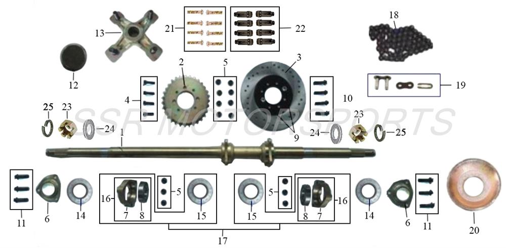 SSR SRU170RS) Complete Parts Schematics (Late 2019-2023)