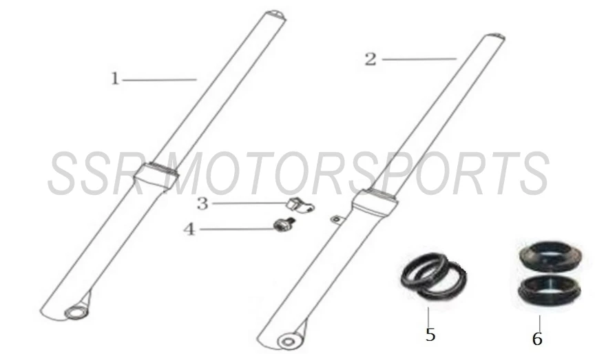 2022 SSR SR70AUTO - Front Suspension Parts Diagram