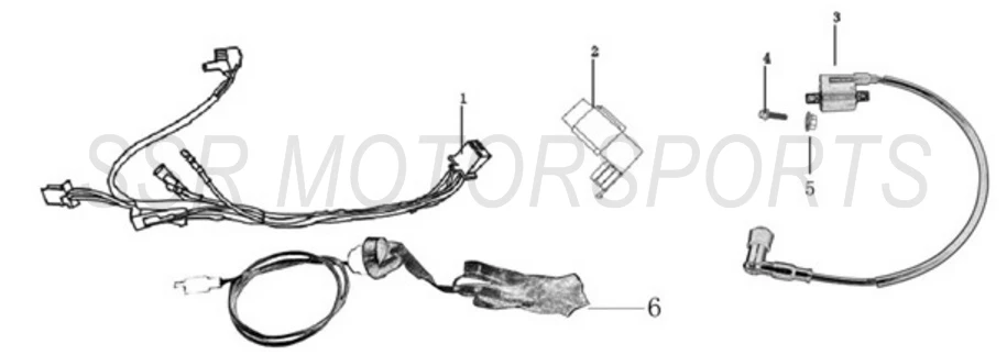 2015 SSR SR70C - Electrical Equipment Parts Diagram