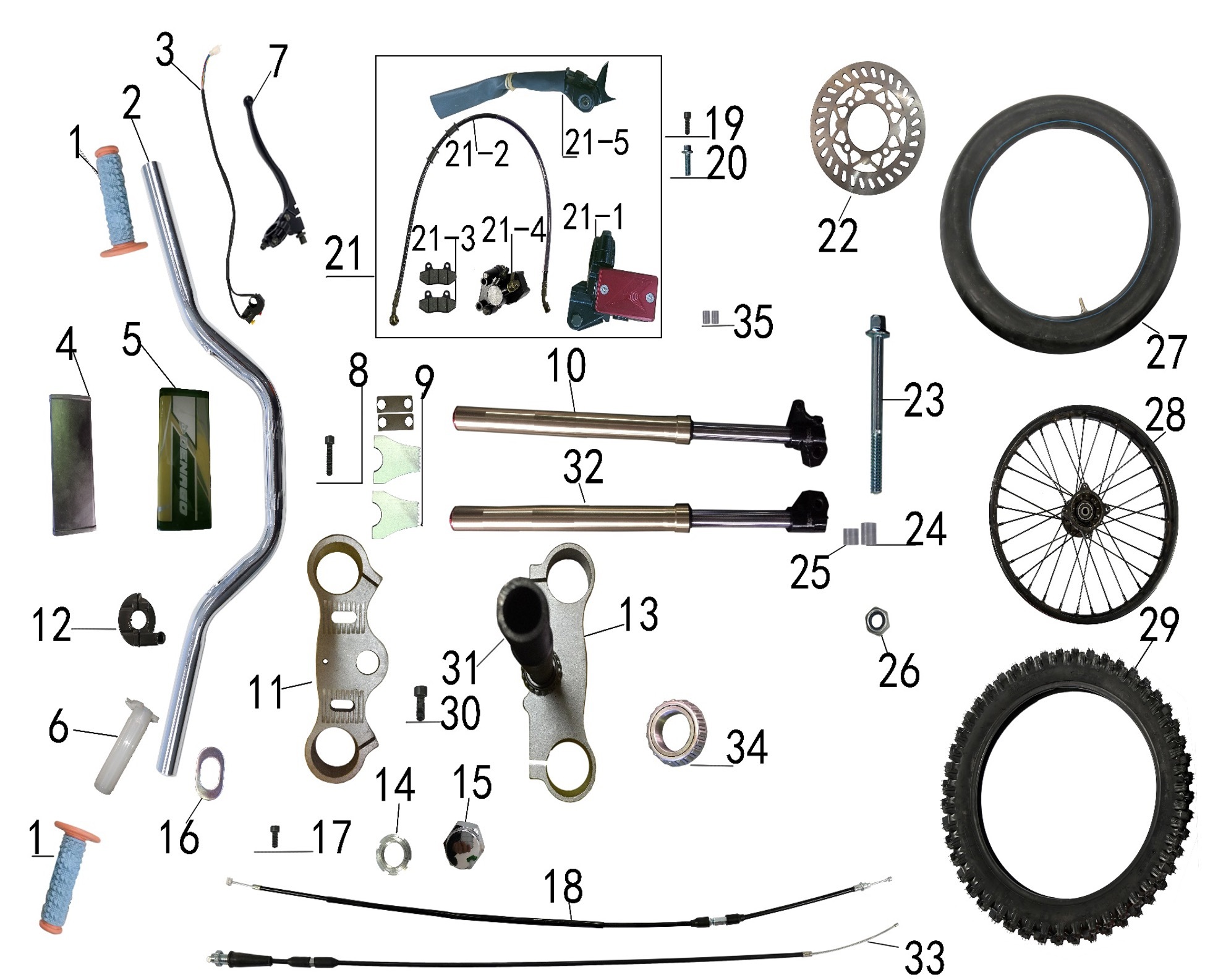 Denago MX3 Steering & Front Suspension Parts For Sale | East