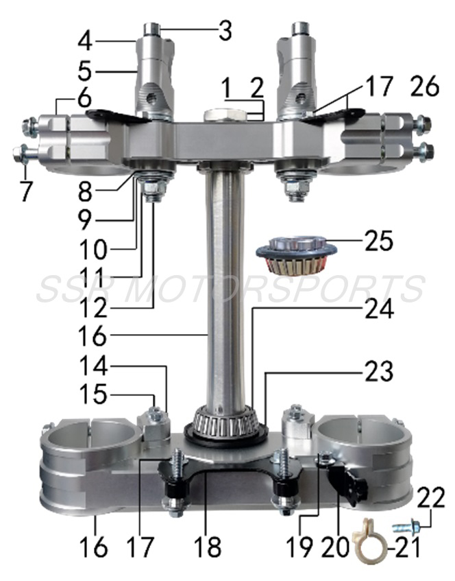 SSR SR300) Full Parts Schematics