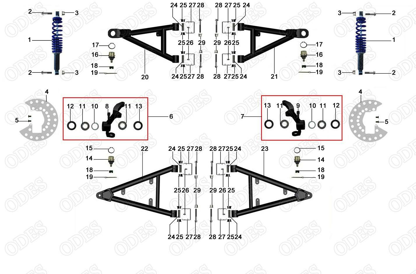 FRONT SUSPENSION SYSTEM