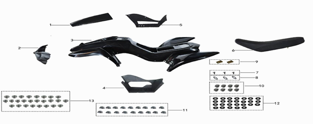 Body Panels with Seat