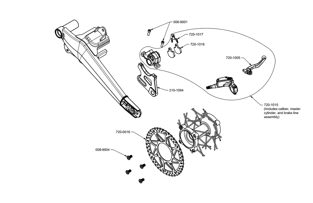 ETM RTR XL Rear Brakes