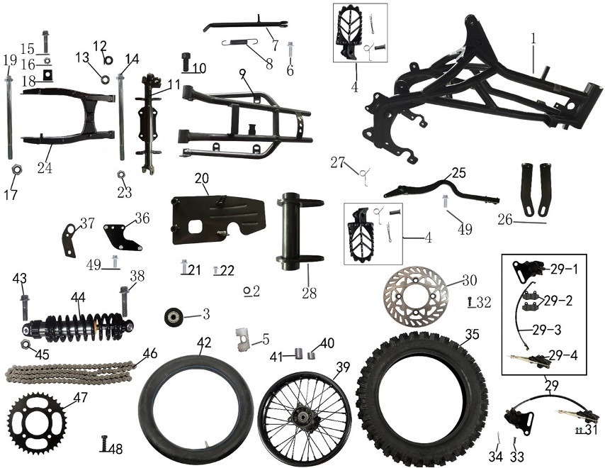 Frame & Rear Suspension Frame & Rear Suspension