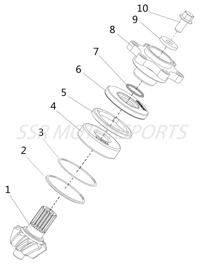 Front Differential Input Shaft