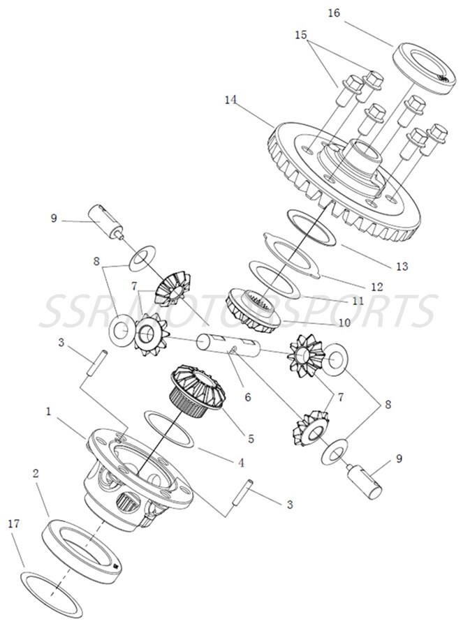 Front Differential Output Shaft