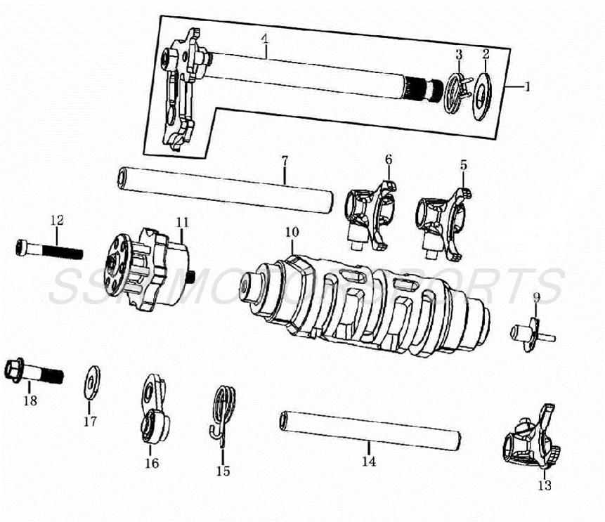Gearshift Drum