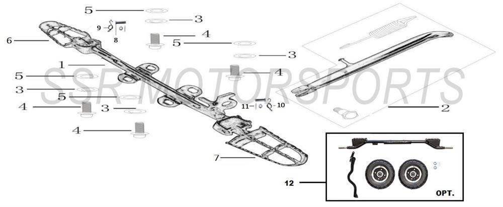 Footpegs & Bracket Footpegs & Bracket