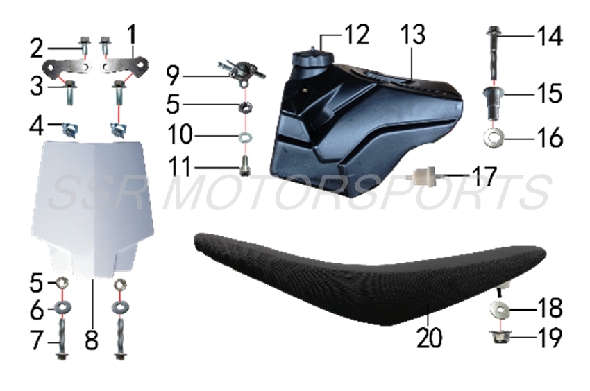 Fuel Tank & Seat