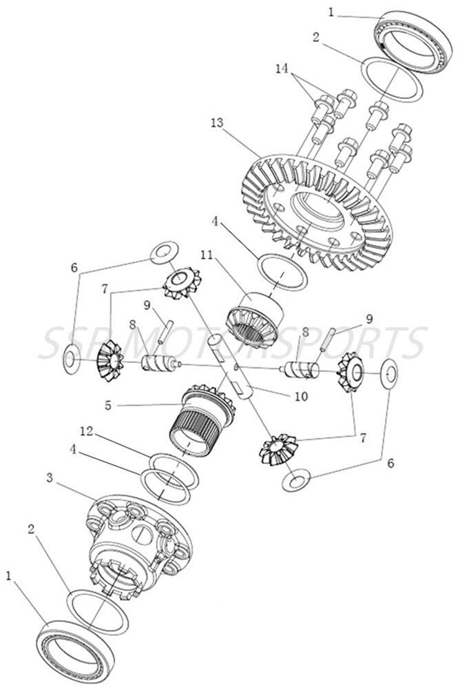 Rear Differential Output Shaft
