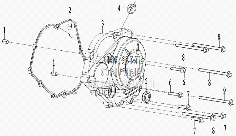 Crankcase Cover - Right Crankcase Cover - Right