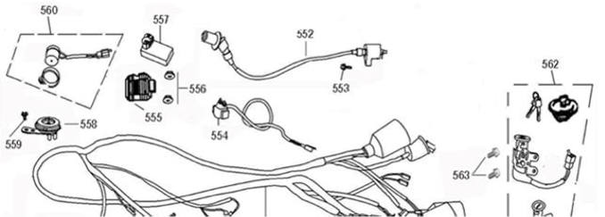 Wolf RX 50 (Wire Harness)