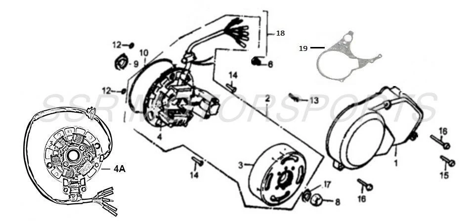 Left Crankcase And Stator