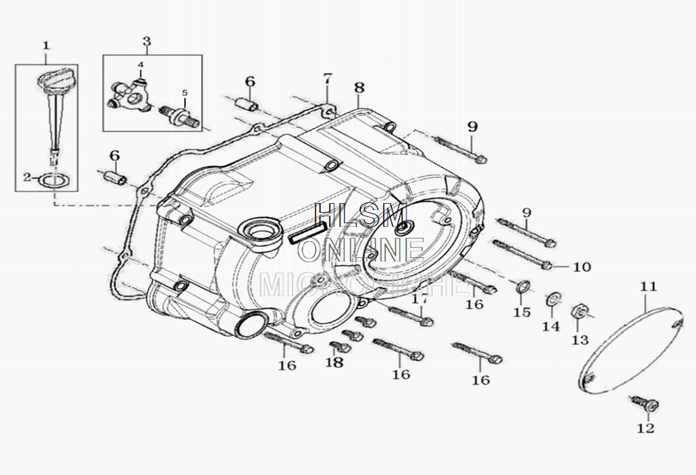 Crankcase Cover - Right