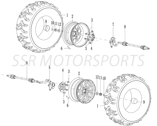 Front Wheel / Axle