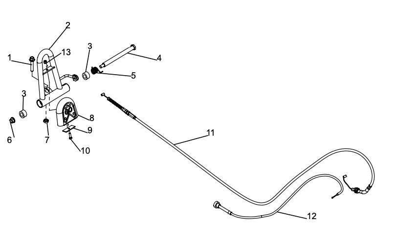 Gas Pedal Assembly and Cables