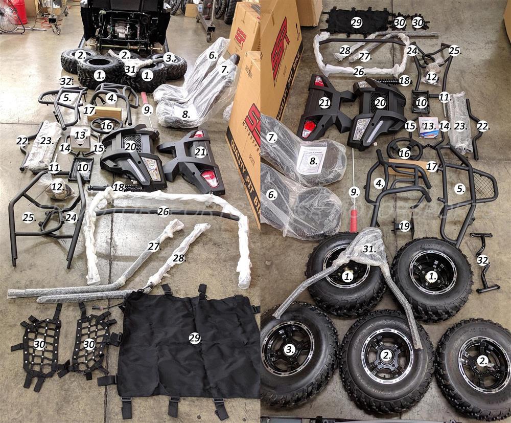 Loose Parts In Crate