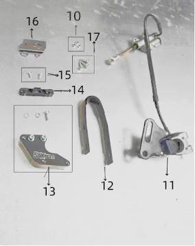Rear Brakes, Chain Slider