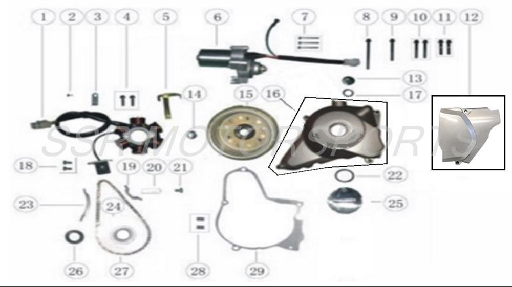 Left Crankcase Cover & Electrical