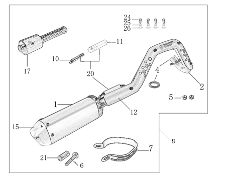 YCF Lite 110 Race Edition (Exhaust)