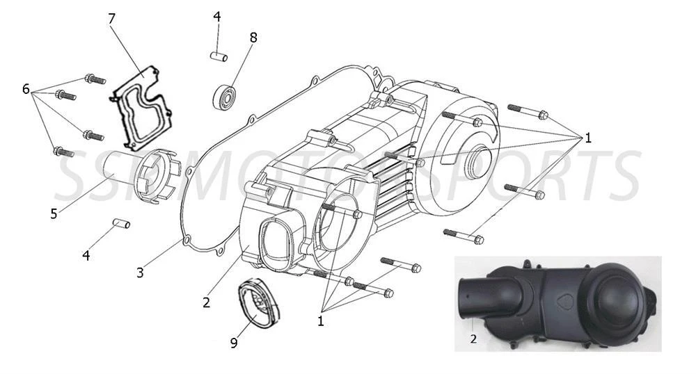 Left Engine Cover
