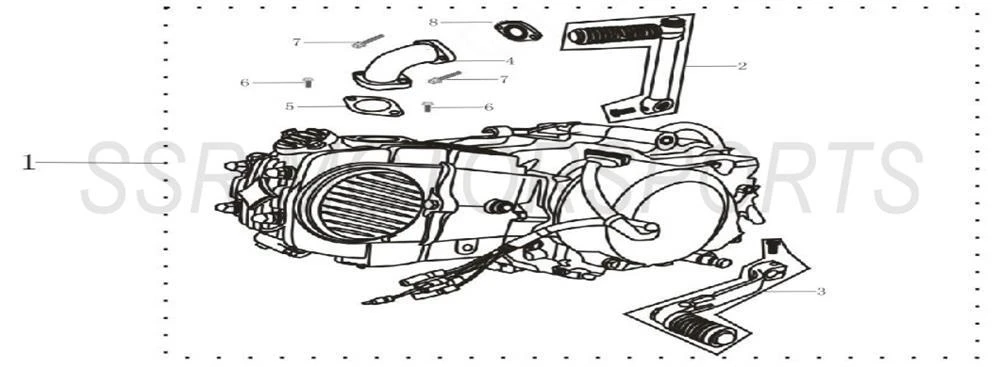Engine Assy. / Kickstarter / Shifter