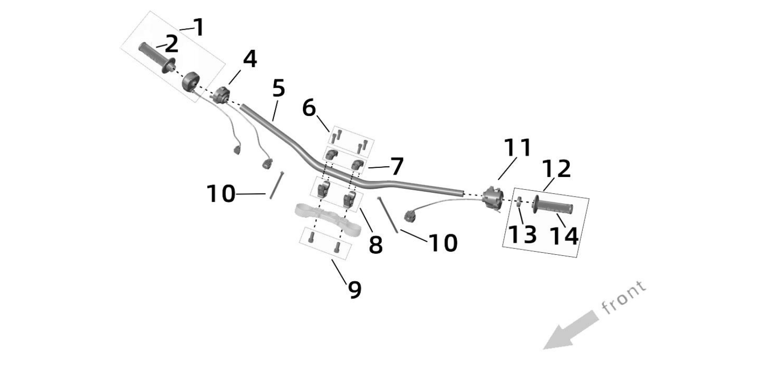 33. Handlebar / Switches