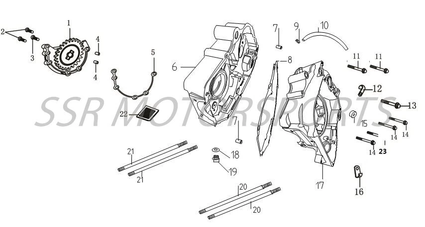 Crankcase & Oil Pump - 2P
