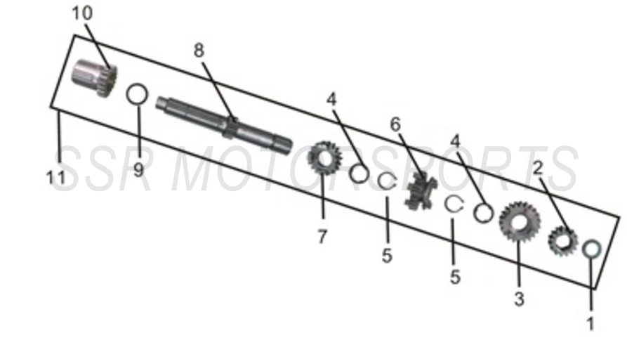 Transmission Mainshaft