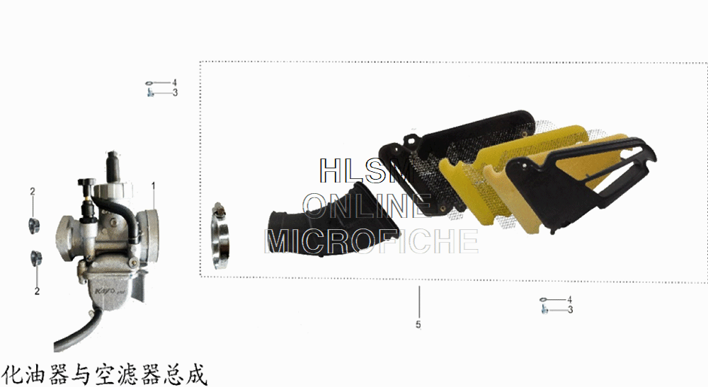 Carburetor W/ Air Intake Assembly