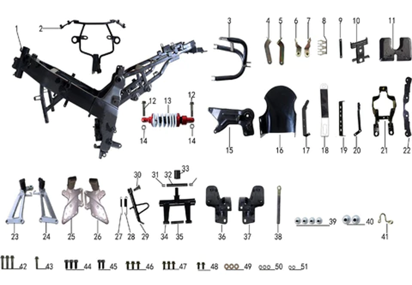 Tao Motor Racer 50 (Frame)
