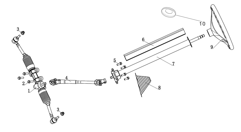 Kandi Kruiser Steering System Kandi Kruiser Steering System