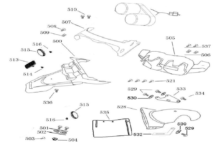 Wolf Rugby (Tail Light Assembly) Wolf Rugby (Tail Light Assembly)