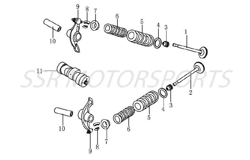 Camshaft and Valves