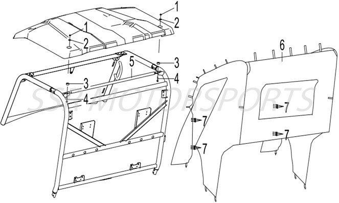 Fabric Enclosure Parts