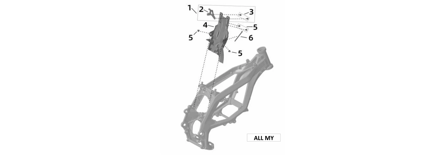 24. Battery Rear Support Plate & Lock Hook