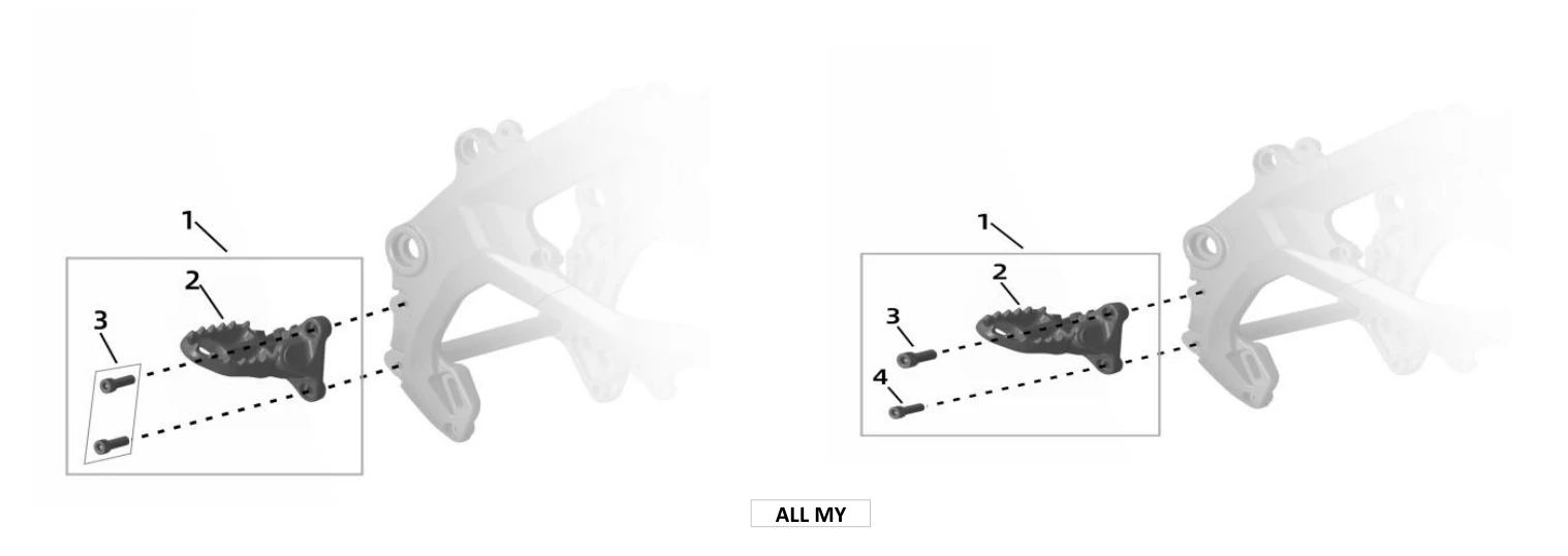 28. R Footpeg Assy.