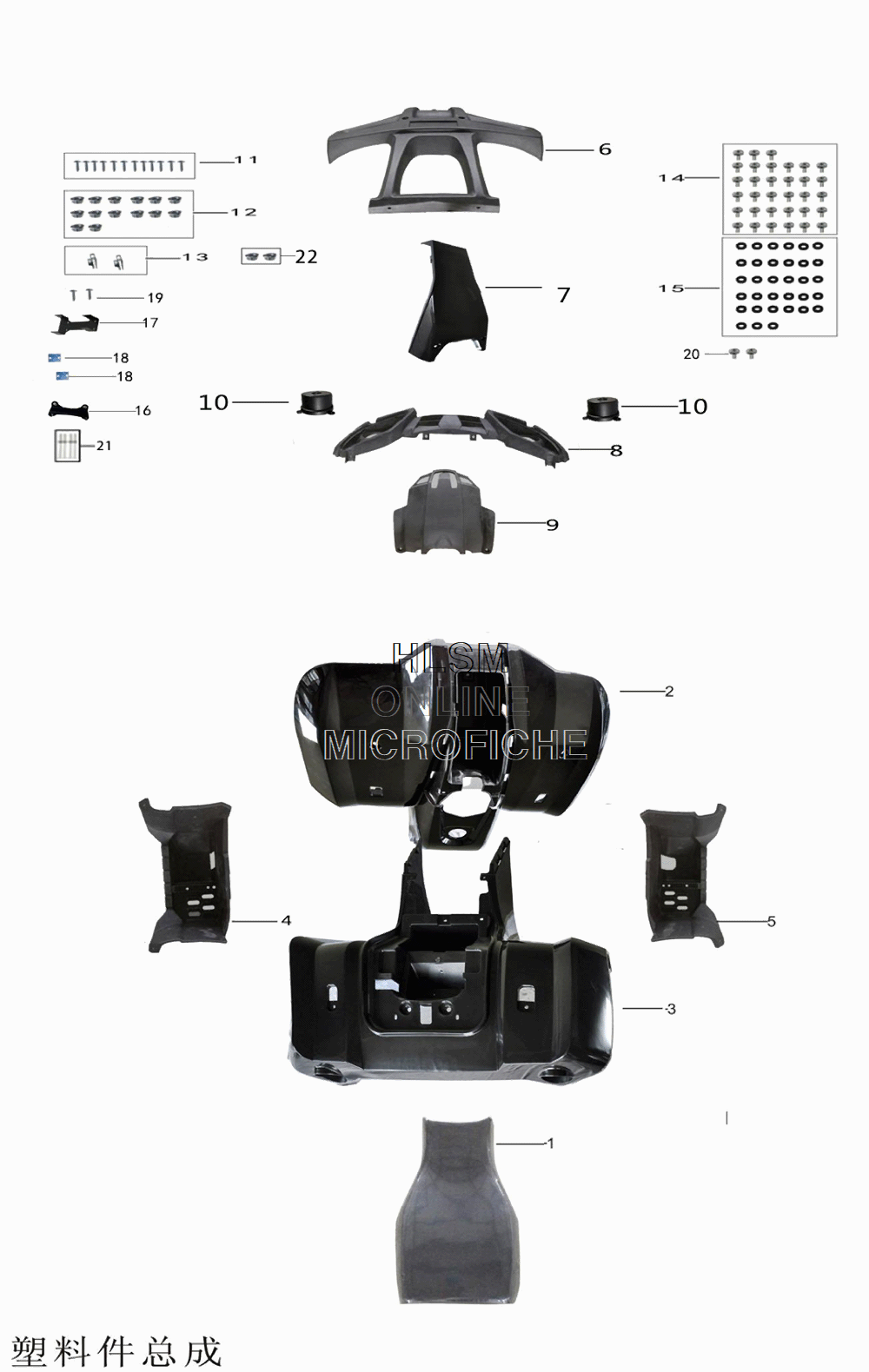 Body Panels with Seat