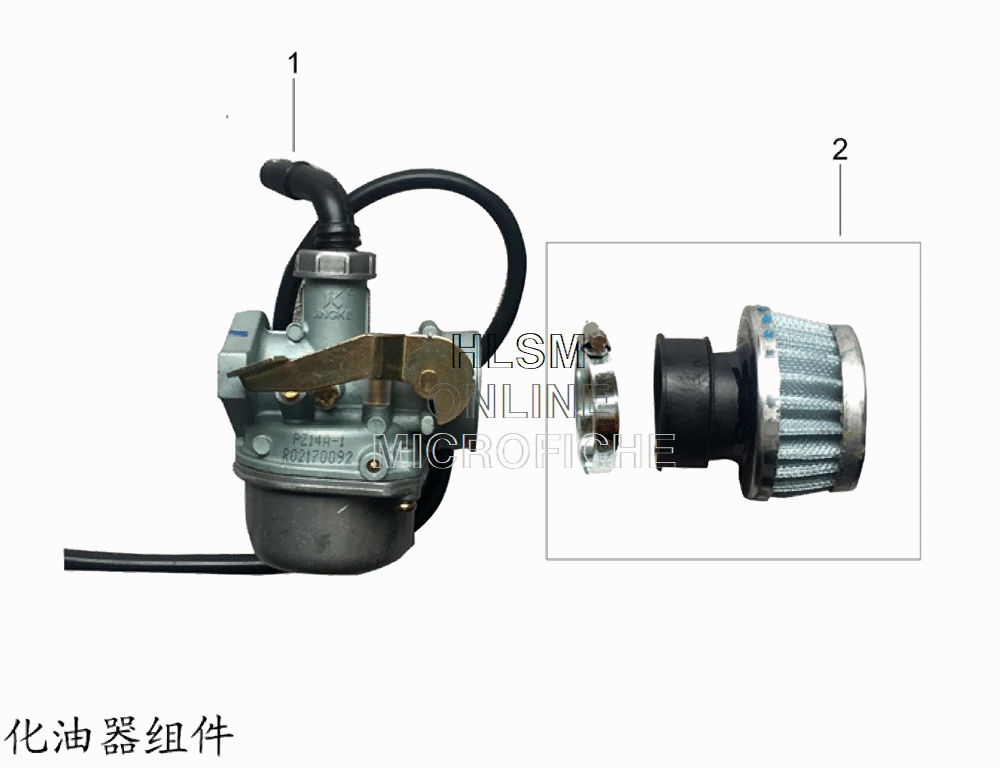Carburetor W/ Air Intake Assembly