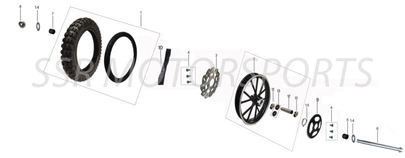 Rear Wheel Assembly Rear Wheel Assembly