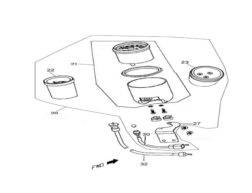 Wolf Islander (Speedometer Assembly)