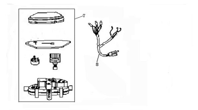 Wolf Rx 50 (Speedometer Assembly)