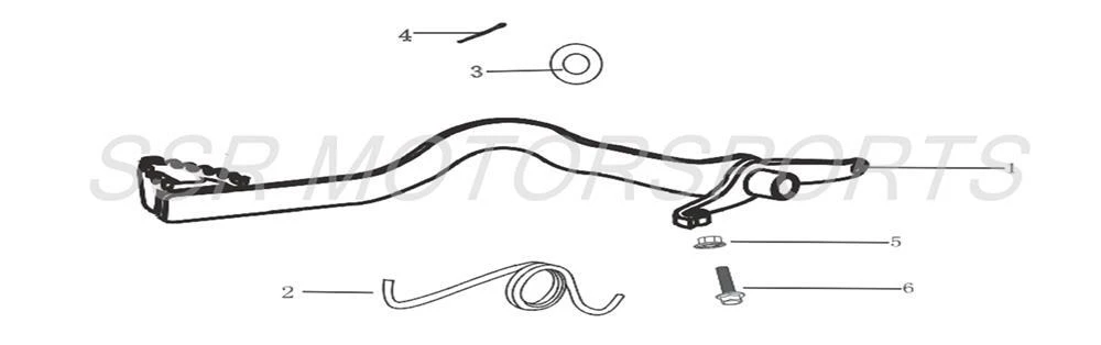 Rear Brake Pedal