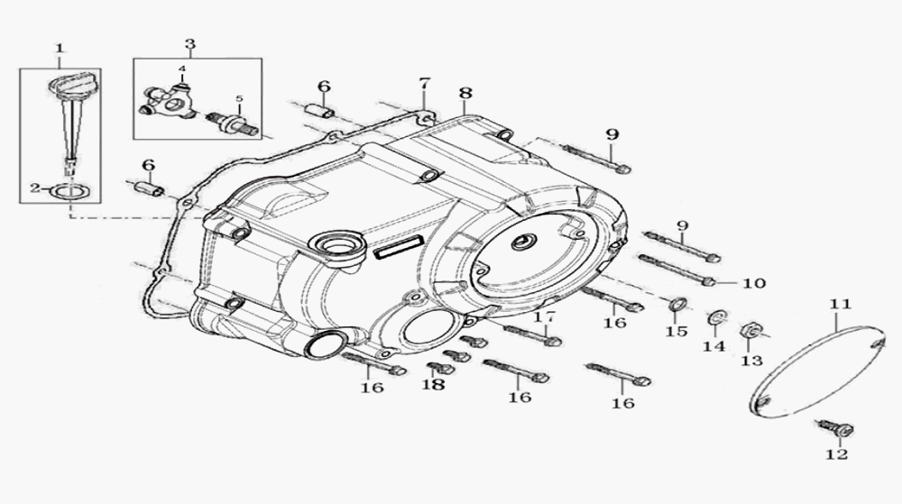 Crankcase Cover - Right