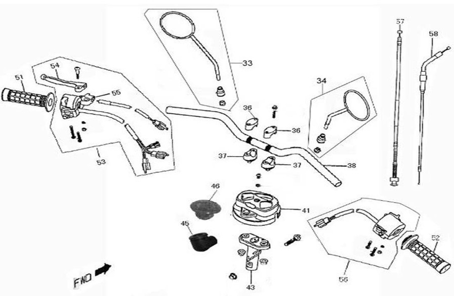 Wolf Islander (Handlebar Assembly)
