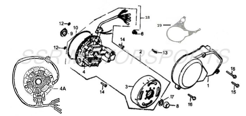 Left Crankcase & Stator