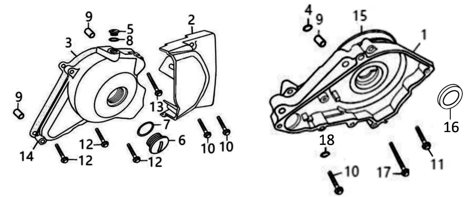 Left Crankcase Cover