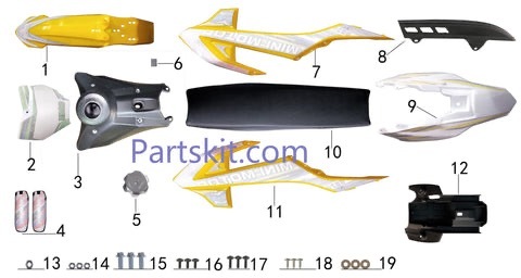 Tao DB20 (Plastics & Seat)